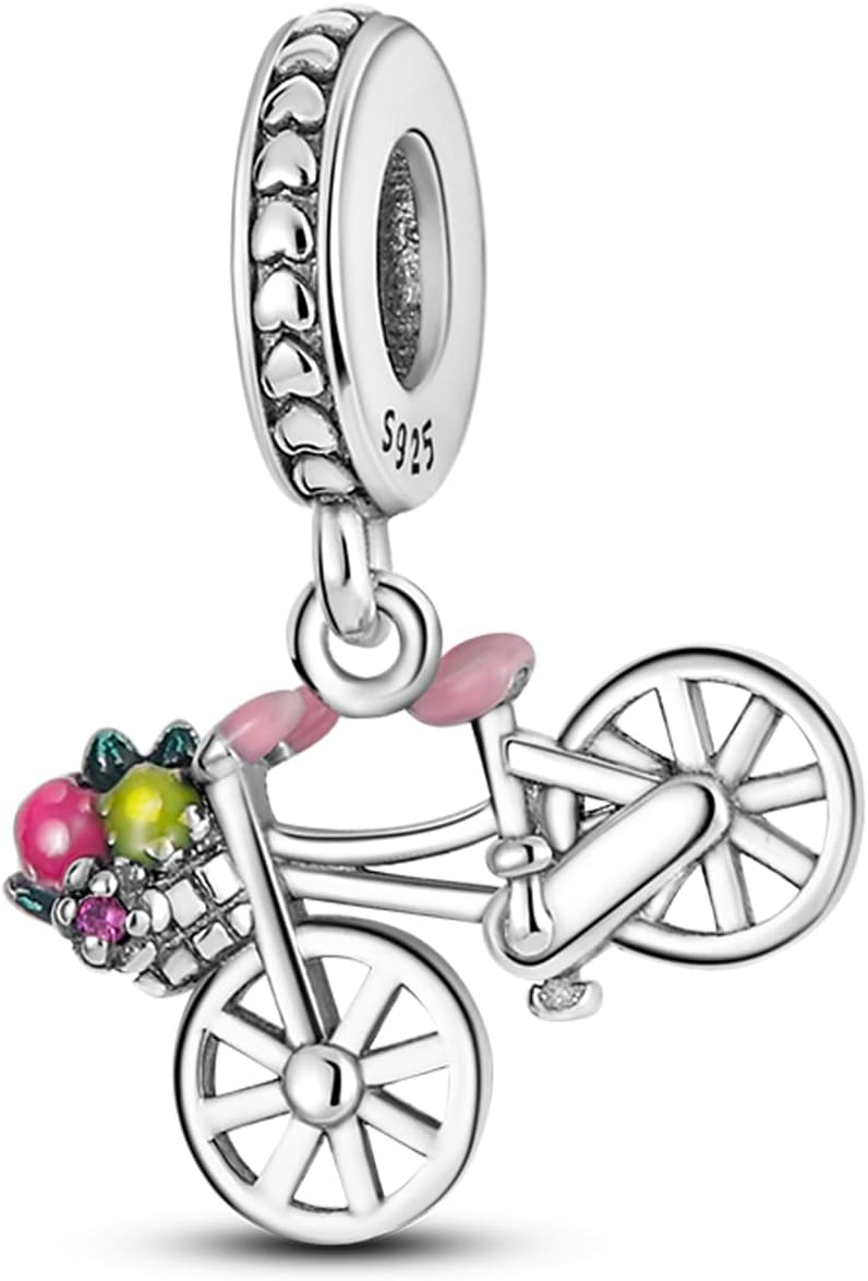 MULA 925 Sterling Silver Charms for Bracelets and Necklaces Beads Dangle Pendants Jewelry Charm for Women - Image 1